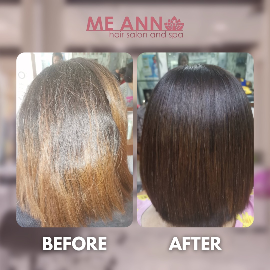 Rebonding With Color or Brazillian Treatment 